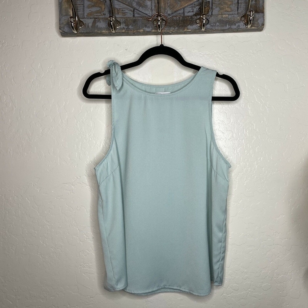 14th & Union Shoulder Tie Sleeveless Blouse